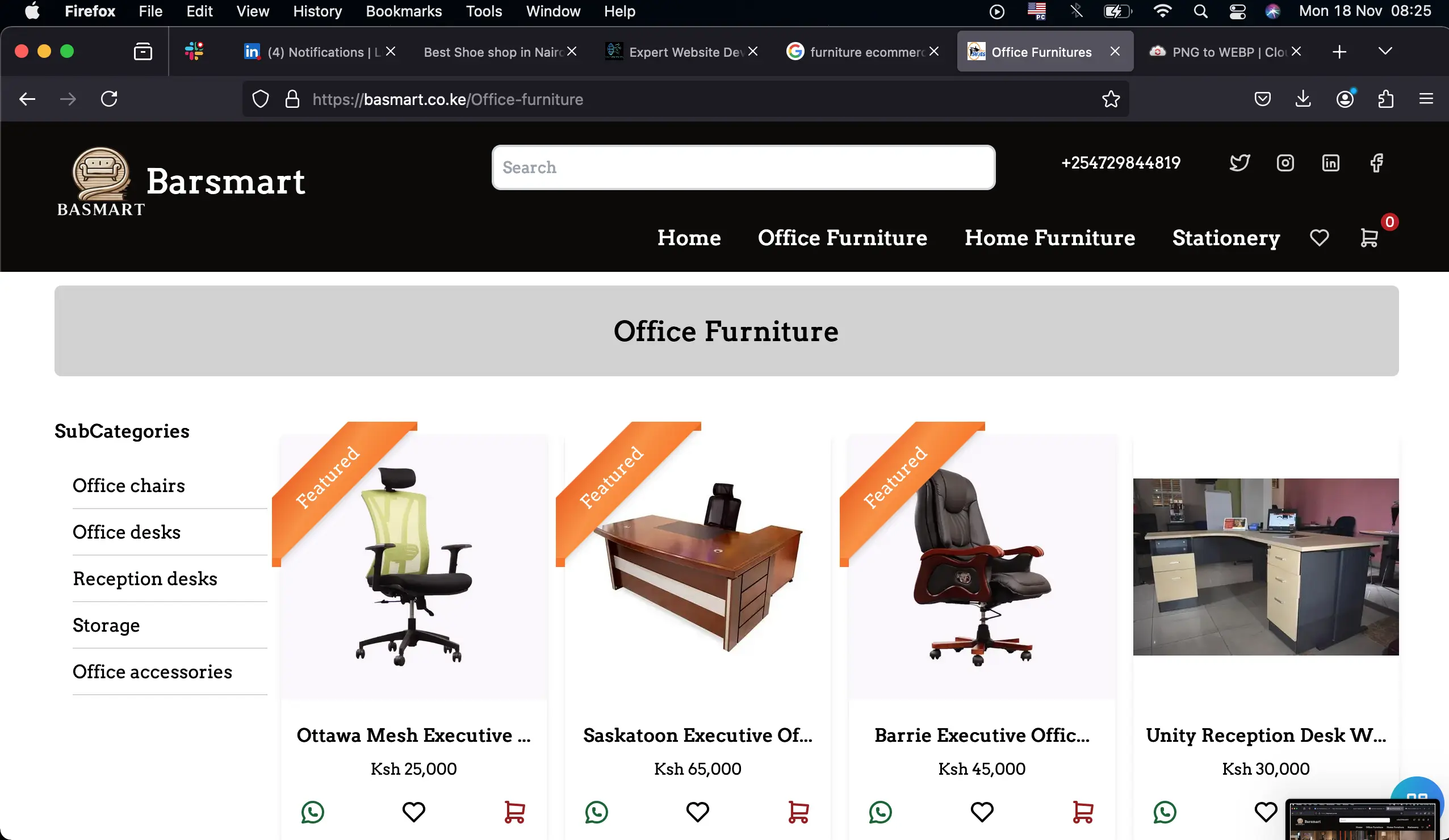 Best Furniture Ecommerce Website Developers | Custom Solutions for Online Growth by Chantosweb developers