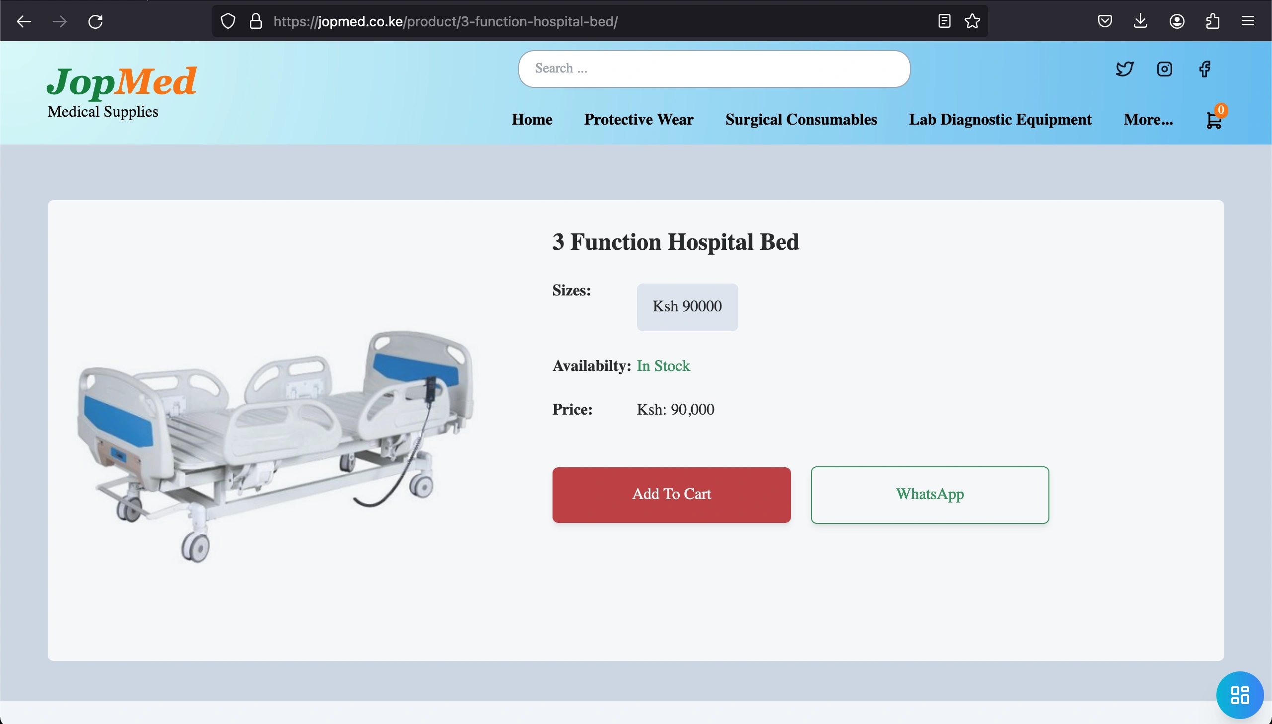 Enhance your medical supply business with an efficient ecommerce website by Chantosweb developers